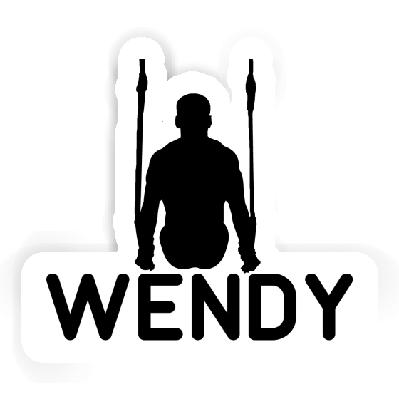 Gymnaste aux anneaux Autocollant Wendy Gymnaste aux anneaux Autocollant Wendy Image