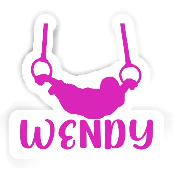 Wendy Autocollant Gymnaste aux anneaux Image