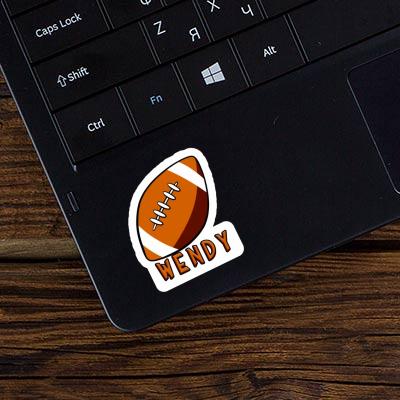 Rugby Ball Sticker Wendy Notebook Rugby Ball Sticker Wendy Gift package Image