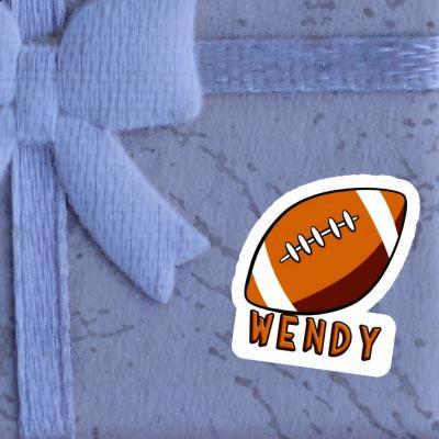 Rugby Ball Sticker Wendy Laptop Rugby Ball Sticker Wendy Laptop Image