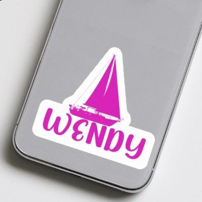 Sticker Wendy Sailboat Notebook Sticker Wendy Sailboat Gift package Image