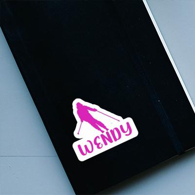 Autocollant Wendy Skieuse Notebook Autocollant Wendy Skieuse Notebook Image
