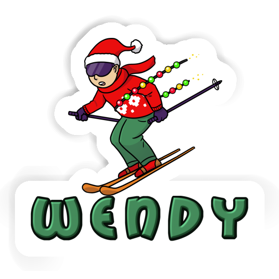 Sticker Weihnachtsskifahrer Wendy Sticker Weihnachtsskifahrer Wendy Image