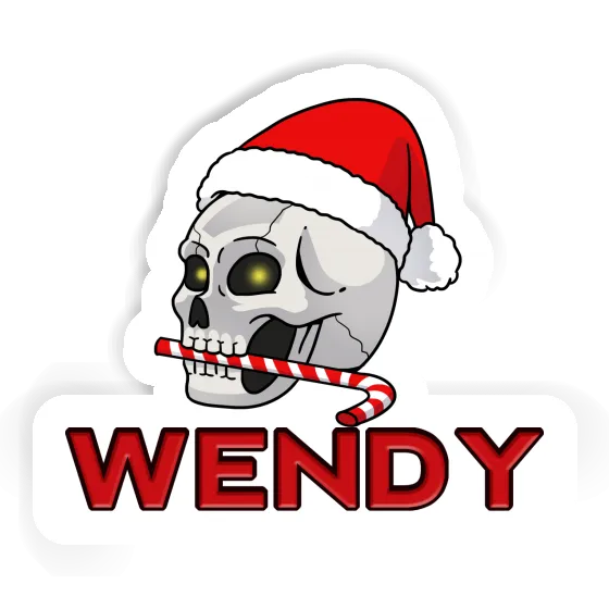 Autocollant Crâne de Noël Wendy Autocollant Crâne de Noël Wendy Image