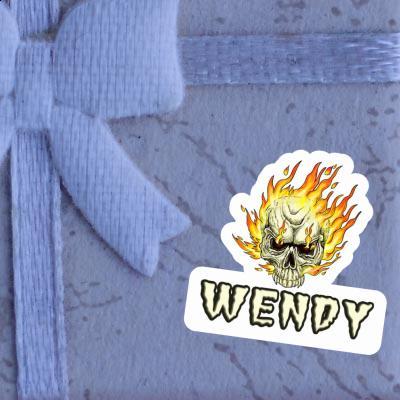Sticker Skull Wendy Notebook Sticker Skull Wendy Gift package Image