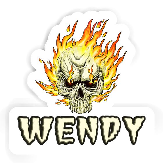 Totenkopf Aufkleber Wendy Laptop Totenkopf Aufkleber Wendy Laptop Image