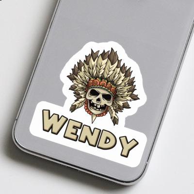 Enfants tête de mort Autocollant Wendy Laptop Enfants tête de mort Autocollant Wendy Laptop Image