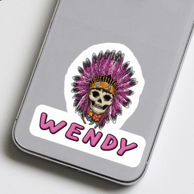 Wendy Aufkleber Lady Totenkopf Wendy Aufkleber Lady Totenkopf Image