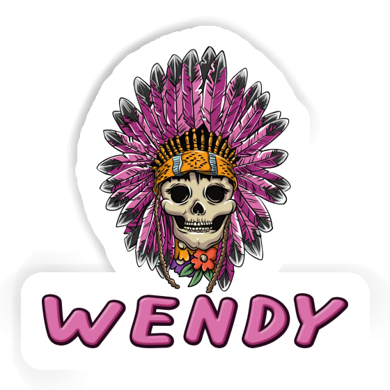 Wendy Aufkleber Lady Totenkopf Notebook Wendy Aufkleber Lady Totenkopf Notebook Image