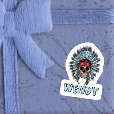 Sticker Indian Skull Wendy Notebook Sticker Indian Skull Wendy Notebook Image