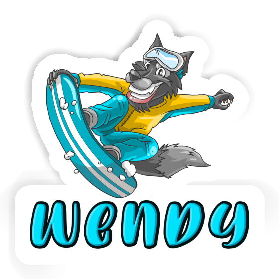 Wendy Aufkleber Snowboarder Laptop Wendy Aufkleber Snowboarder Laptop Image