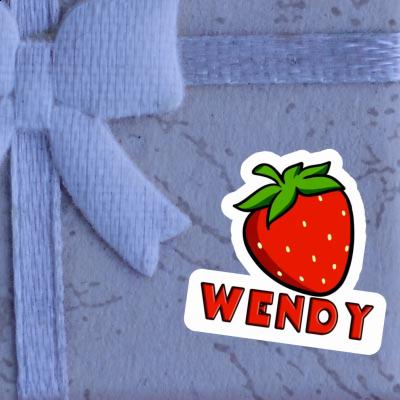 Autocollant Wendy Fraise Laptop Autocollant Wendy Fraise Laptop Image