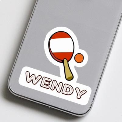 Autocollant Raquette de ping-pong Wendy Notebook Autocollant Raquette de ping-pong Wendy Notebook Image