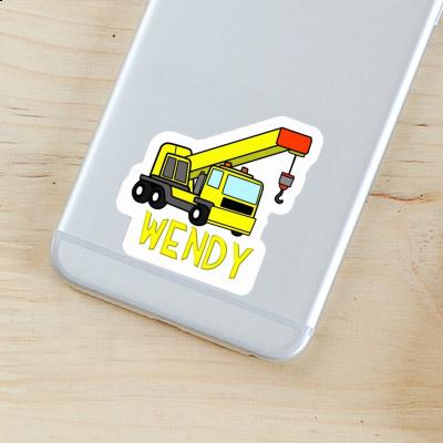 Truck crane Sticker Wendy Notebook Truck crane Sticker Wendy Gift package Image
