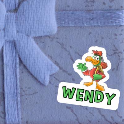 Aufkleber Wanderer Wendy Laptop Image
