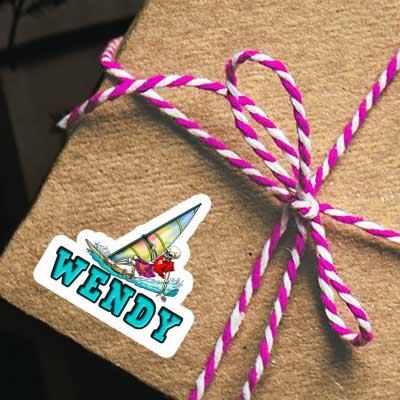 Sticker Wendy Windsurfer Laptop Image