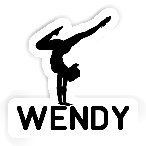 Femme de yoga Autocollant Wendy Gift package Image