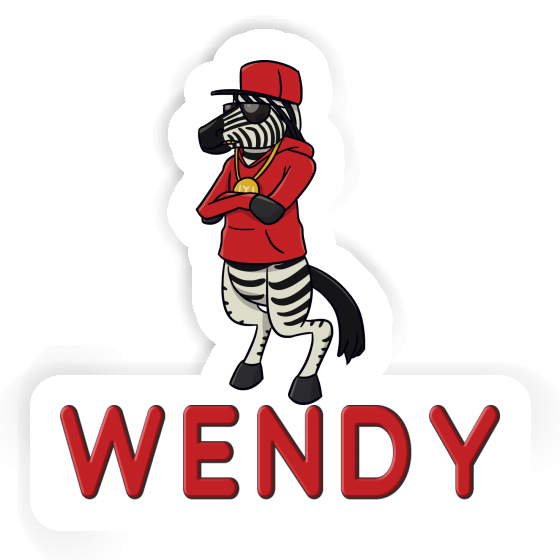 Zebra Sticker Wendy Notebook Zebra Sticker Wendy Notebook Image
