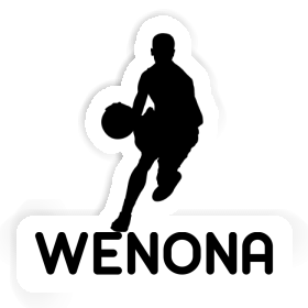 Sticker Wenona Basketball Player Image