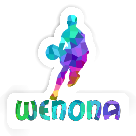 Sticker Wenona Basketball Player Image