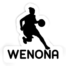 Wenona Sticker Basketballspielerin Image