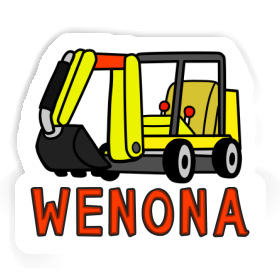 Sticker Wenona Mini-Excavator Image