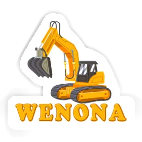 Excavator Sticker Wenona Image