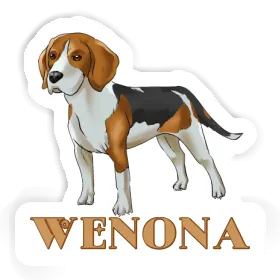 Autocollant Beagle Wenona Image