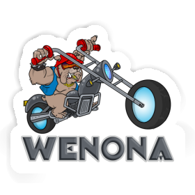 Biker Autocollant Wenona Image