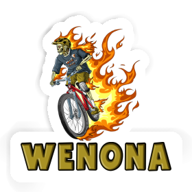 Wenona Sticker Freeride Biker Image