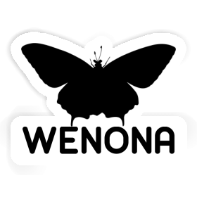 Wenona Autocollant Papillon Image