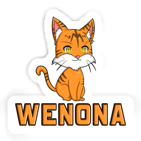 Wenona Autocollant Chat Image