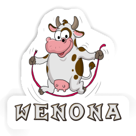Sticker Skipping Ropes Cow Wenona Image
