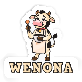 Vache Autocollant Wenona Image