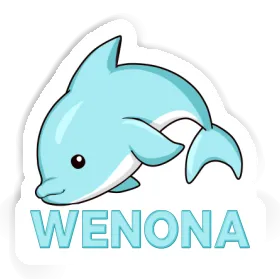Aufkleber Delphin Wenona Image