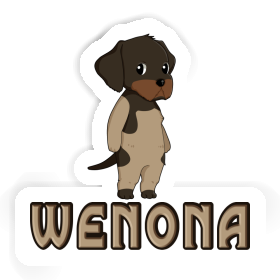 Wenona Sticker German Wirehaired Pointer Image