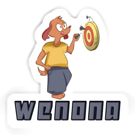 Sticker Wenona Darts Player Image