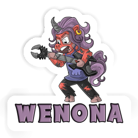 Sticker Wenona Rocking Unicorn Image