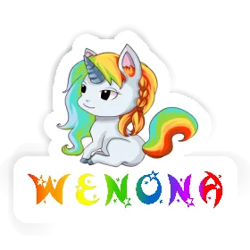 Wenona Sticker Unicorn Image