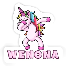 Sticker Dabbing Unicorn Wenona Image