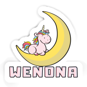 Sticker Wenona Moon Unicorn Image