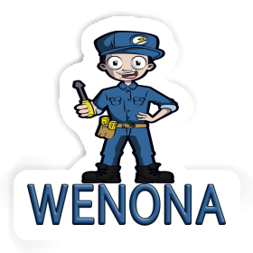 Sticker Wenona Electrician Image