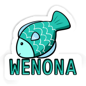 Fisch Aufkleber Wenona Image