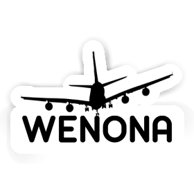 Sticker Wenona Flugzeug Image