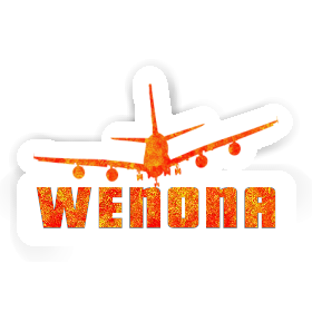 Airplane Sticker Wenona Image