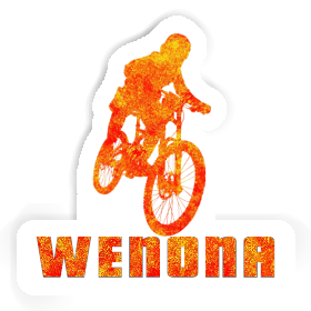 Wenona Sticker Freeride Biker Image