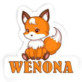 Sticker Wenona Sitting Fox Image
