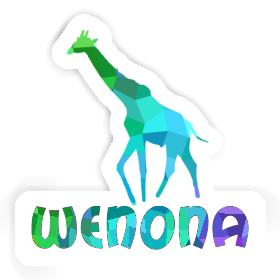 Wenona Sticker Giraffe Image