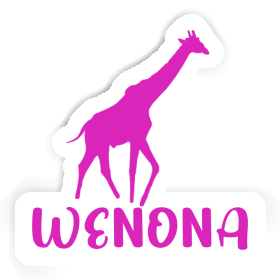 Sticker Giraffe Wenona Image