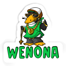 Pingouin hip-hop Autocollant Wenona Image
